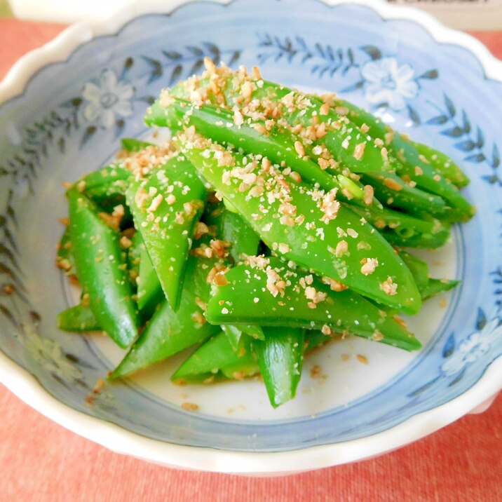 母の日☆スナップえんどうの胡麻和え